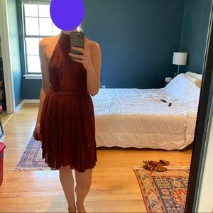 Free People Halter Mini Dress